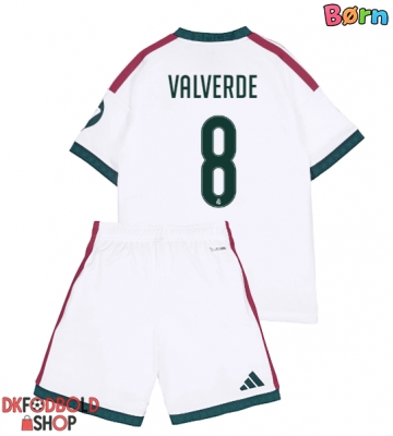 Real Madrid Federico Valverde #8 Hjemmebanesæt Børn 2026-27 Kort ærmer (+ korte bukser)